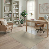 Beige Woven Grid Texture Area Rug