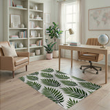 Lush Green Lush Green Palm Frond Area Rug