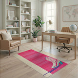 Pink Cowboy Boot Area Rug