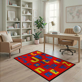 Vibrant Alphabet Kids Learning Rug