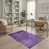 Purple Distressed Vintage Area Rug