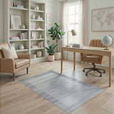 Geometric Modern Grey Modern Grey Striped Area Rug