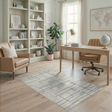 Abstract Geometric Line Area Rug