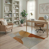 Rustic Flagstone Patchwork Area Rug