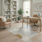 Abstract Area Beige Organic Abstract Area Rug