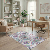 Rainbow Kittens Kids Washable Area Rug