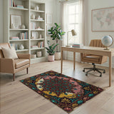 Multi-color and Patterns Ornate Persian Mandala Area Rug
