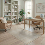 Geometric Modern Beige Textured Woven Area Rug