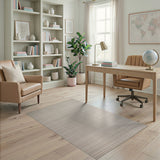 Coastal Beach Beige Tonal Striped Woven Area Rug