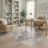 Multi-color and Patterns Geometric Modern Modern Geometric Abstract Area Rug