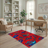 Playful Sneaker Doodle Area Rug