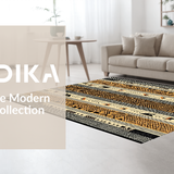 Ultra Soft Area Rug, Non Slip, Stain Resistant, Washable Area Rugs for Living Room, Bedroom, Rustic Animal Print Aesthetic(Beige)