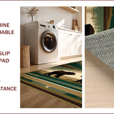 Ultra Soft Area Rug, Non Slip, Stain Resistant, Washable Area Rugs for Living Room, Bedroom, Timeless Classic Outdoor-Inspired Design(Brown)