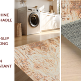 Dynamic Colorful Ogee Design(Beige)