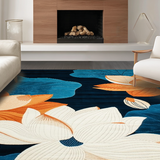 Lively Exotic Floral Aesthetic(Blue)