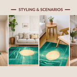 Trendy Abstract Flow(Green)