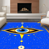 Elegant Gold Geometric Entrance(Blue)