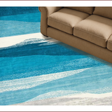 Coastal Waves Abstract Motif(Blue)