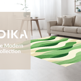 Elegant Contemporary Fluid Design(Green)