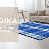 Cozy Gingham Patterned Delight(Blue)