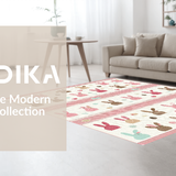 Artistic Bunny Graphic with Tones(Pink)