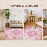 Chic Subtle Floral Motif Blend(Pink)