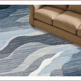 Ultra Soft Area Rug, Non Slip, Stain Resistant, Washable Area Rugs for Living Room, Bedroom, Abstract Monochrome Artistry Piece(Gray)