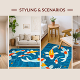 Cheerful Fishy Fantasy Artwork(Blue)