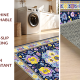Chic Earthy Floral Composition(Blue)