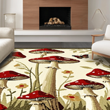 Enchanting Nature Inspired Motif(Red)