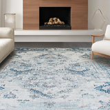 Contemporary Earthy Lattice Design(Blue)