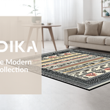 Elegant Abstract Layered Motif(Black)