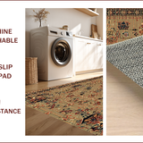 Ultra Soft Area Rug, Non Slip, Stain Resistant, Washable Area Rugs for Living Room, Bedroom, Rustic Wildlife Brown Living Room Non-Slip Carpet(Beige)