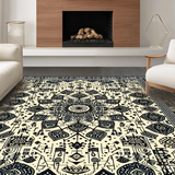 Stylish Geometric Layered Circular Art(Black)