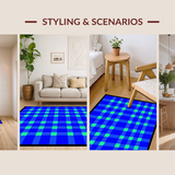Charming Farmhouse Plaid Style(Blue)