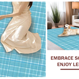 Elegant Reversible Textile Design(Blue)