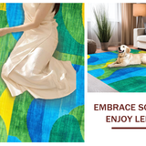 Dynamic Modern Curved Visuals(Blue)