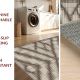 Artful Checkered Tiled Visual Appeal(Beige)