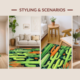 Rustic Cheerful Nature Inspired Decor(Green)