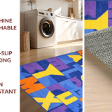 Bright ABC Patterned Educational(Blue)