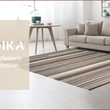 Ultra Soft Area Rug, Non Slip, Stain Resistant, Washable Area Rugs for Living Room, Bedroom, Abstract Earthy Tones Elegance(Gray)