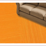Ultra Soft Area Rug, Non Slip, Stain Resistant, Washable Area Rugs for Living Room, Bedroom, Retro Arch Abstract(Orange)