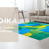 Dynamic Modern Curved Visuals(Blue)