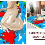 Colorful Alphabetic Interactive Canvas(Blue)