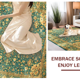 Chic Subtle Abstract Layered Elements(Blue)