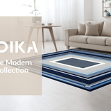 Trendy Geometric Symmetry in Blue(Blue)