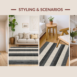 Classic Striped Serenity Design(Black)