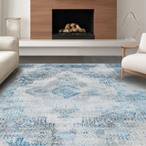 Artful Blue Tones Floral Influence(Blue)