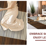 Ultra Soft Area Rug, Non Slip, Stain Resistant, Washable Area Rugs for Living Room, Bedroom, Stylish Neutral Palette Pattern(Brown)