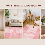 Luxe Pink Textured Statement(Pink)